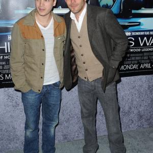 Stephen Dorff and Emile Hirsch at event of His Way 2011