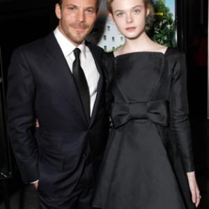 Stephen Dorff and Elle Fanning at event of Somewhere 2010