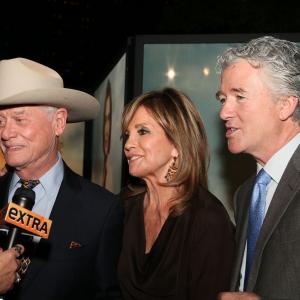 Patrick Duffy, Larry Hagman and Linda Gray at event of Dallas (2012)