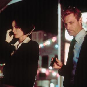 Still of Aaron Eckhart and CarrieAnne Moss in Suspect Zero 2004