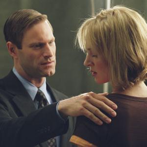 Still of Uma Thurman and Aaron Eckhart in Paycheck 2003