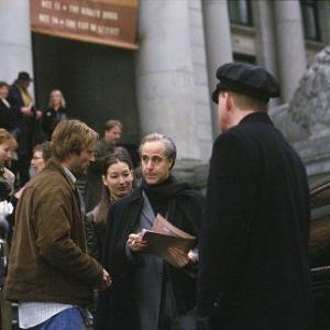 (Left center) Aaron Eckhart as Josh and (center) Stanley Tucci as Zimsky