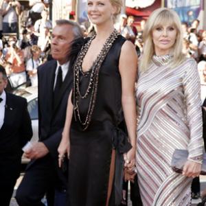 Charlize Theron and Britt Ekland at event of The Life and Death of Peter Sellers 2004