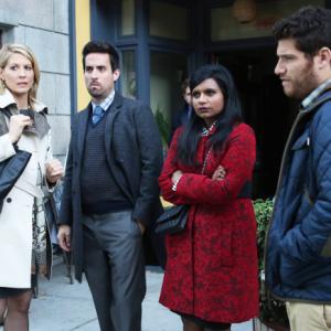 Still of Jenna Elfman Adam Pally Mindy Kaling and Ed Weeks in The Mindy Project 2012