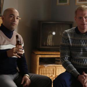 Still of Noah Emmerich and Maximiliano Hernndez in The Americans 2013