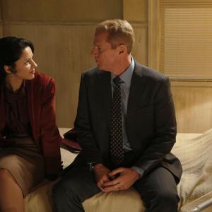 Still of Noah Emmerich and Annet Mahendru in The Americans (2013)