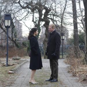 Still of Noah Emmerich and Annet Mahendru in The Americans 2013