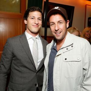 Adam Sandler and Andy Samberg at event of Pakvaises tetis 2012