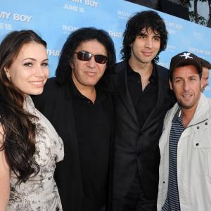 Adam Sandler Gene Simmons Sophie Simmons and Nick Simmons at event of Pakvaises tetis 2012