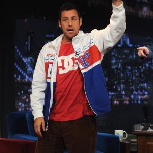 Adam Sandler at event of Late Night with Jimmy Fallon 2009
