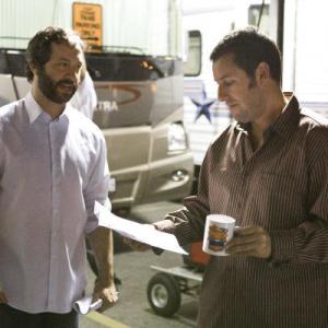 Still of Adam Sandler and Judd Apatow in Funny People 2009