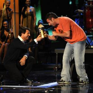 Tom Cruise and Adam Sandler at event of 2008 MTV Movie Awards 2008