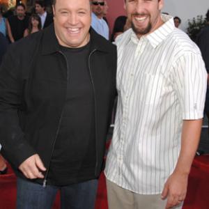 Adam Sandler and Kevin James at event of I Now Pronounce You Chuck amp Larry 2007