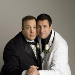 Adam Sandler and Kevin James in I Now Pronounce You Chuck amp Larry 2007