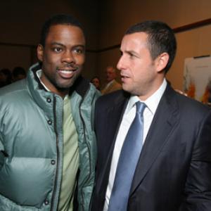 Adam Sandler and Chris Rock at event of Reign Over Me (2007)