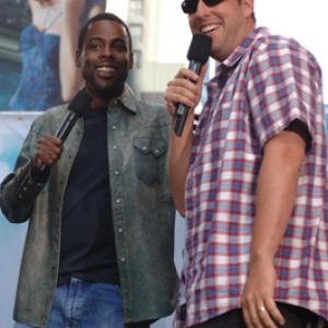 Adam Sandler and Chris Rock at event of Total Request Live 1999