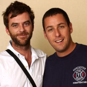 Paul Thomas Anderson and Adam Sandler at event of PunchDrunk Love 2002