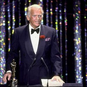 Academy Awards 52nd Annual Douglas Fairbanks Jr present Jean Hersholt Humanitarian Award