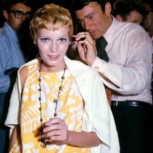Rosemarys Baby Mia Farrow gets a haircut by Vidal Sassoon 1968 Paramount