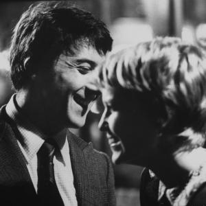Still of Dustin Hoffman and Mia Farrow in John and Mary 1969