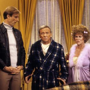 Still of James Cromwell Norman Fell and Audra Lindley in Threes Company 1977