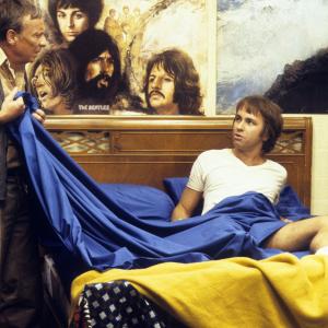 Still of John Ritter and Norman Fell in Three's Company (1977)