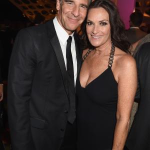 Scott Bakula and Chelsea Field at event of The 66th Primetime Emmy Awards 2014
