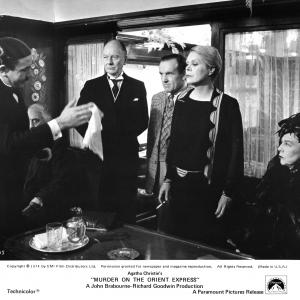 Still of John Gielgud Albert Finney Colin Blakely Wendy Hiller and Rachel Roberts in Murder on the Orient Express 1974