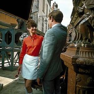 845113 Two For The Road Audrey Hepburn and Albert Finney on the set