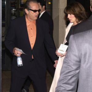 Jack Nicholson and Lara Flynn Boyle at event of Pianistas (2002)