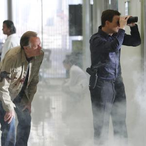 Still of Gary Sinise and Peter Fonda in CSI Niujorkas 2004