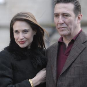 Still of Claire Forlani and Ciarán Hinds in Hallam Foe (2007)