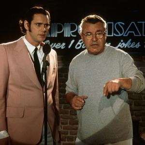 Jim Carrey and Milos Forman in Man on the Moon 1999