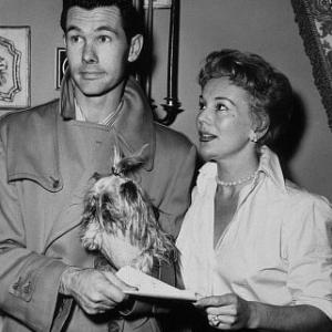 Johnny Carson and Eva Gabor, circa 1953.