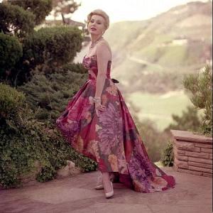 ZSA ZSA GABOR AT HOME IN BEL AIR ,CA
