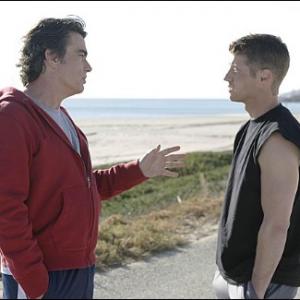 Still of Peter Gallagher and Ben McKenzie in The O.C. (2003)
