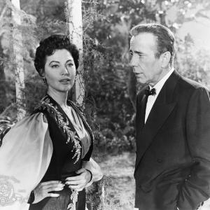 Still of Humphrey Bogart and Ava Gardner in The Barefoot Contessa 1954