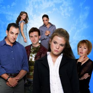 Clockwise from bottom left Mandy Patinkin as Rube Rebecca Gayheart as Betty Jasmine Guy as Roxy Cynthia Stevenson as Joy Lass Ellen Muth as George and Callum Blue as Mason