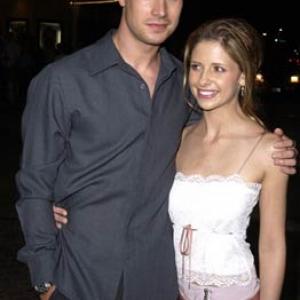 Sarah Michelle Gellar and Freddie Prinze Jr. at event of Summer Catch (2001)