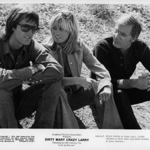 Still of Peter Fonda, Susan George and Adam Roarke in Dirty Mary Crazy Larry (1974)