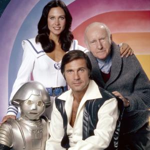 Still of Gil Gerard, Erin Gray, Wilfrid Hyde-White and Felix Silla in Buck Rogers in the 25th Century (1979)