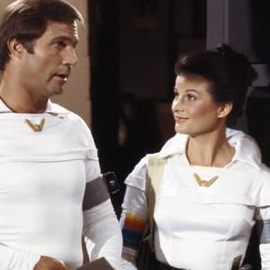 Still of Gil Gerard and Juanin Clay in Buck Rogers in the 25th Century 1979
