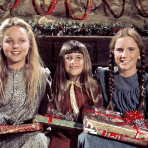 Still of Melissa Sue Anderson Melissa Gilbert and Sidney Greenbush in Little House on the Prairie 1974