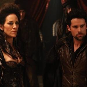 Still of Annabeth Gish and Ben Hollingsworth in Once Upon a Time (2011)