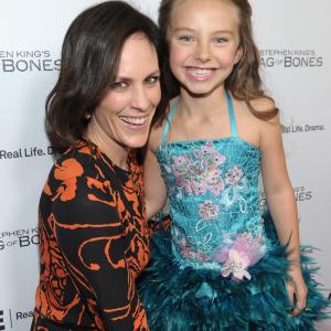 Annabeth Gish and Caitlin Carmichael at event of Bag of Bones 2011