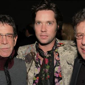 Philip Glass Lou Reed and Rufus Wainwright at event of Absolute Wilson 2006