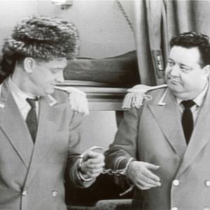 Still of Jackie Gleason and Art Carney in The Honeymooners 1955