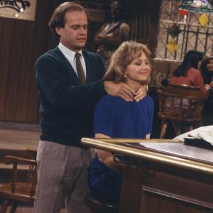 Still of Kelsey Grammer and Shelley Long in Cheers 1982