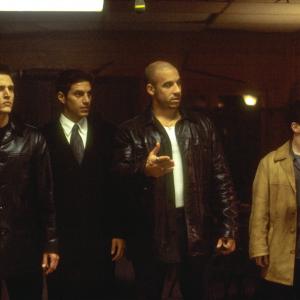 Still of Seth Green, Barry Pepper, Vin Diesel and Andy Davoli in Knockaround Guys (2001)