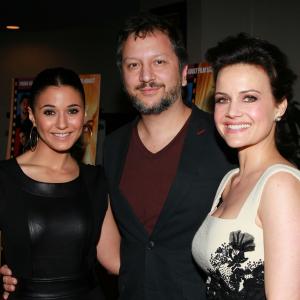 Carla Gugino Emmanuelle Chriqui and Sebastian Gutierrez at event of Elektra Luxx 2010